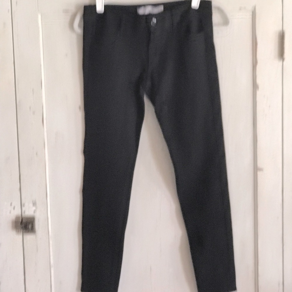 Paige Black Stretch Skinny Knit Pants